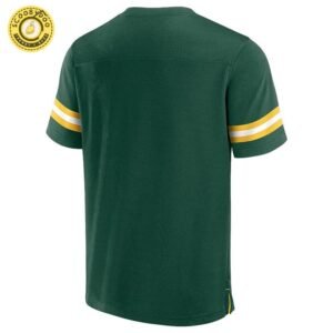 Green Bay Packers Nfl Hashmark V-Neck Short Sleeve Jersey