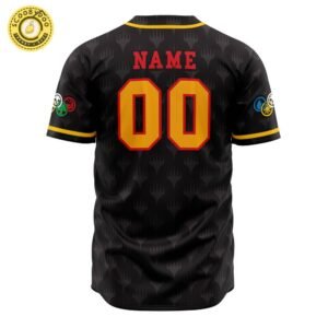 Hooktab 3D Printed Personalized Elements Of Magic The Gathering Men’S Short Sleeve Anime Baseball Jersey