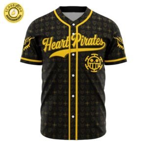 Hooktab 3D Printed Personalized Hufflepuff House Harry Potter Men’S Short Sleeve Anime Baseball Jersey
