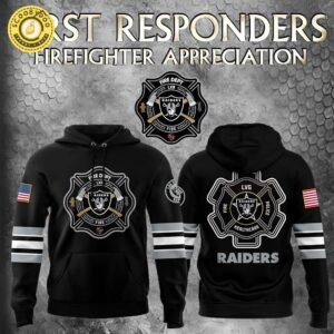 Las Vegas Raiders 2024 Firefighter Appreciation Night Hoodie