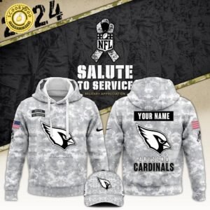 Limited Edition Arizona Cardinals Veterans Day Hoodie 2024