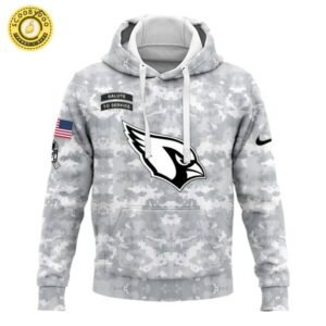 Limited Edition Arizona Cardinals Veterans Day Hoodie 2024