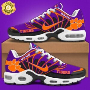 Limited Edition Clemson Tigers Football 2024 Air Max Plus Sneakers