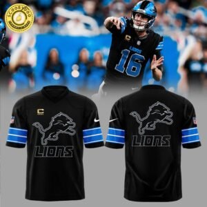Limited Edition Detroit Lions New Season 2024 Black Football Jersey – Team Spirit Wear