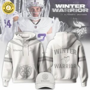 Limited Edition Minnesota Vikings NFL Winter Warrior Hoodie 2024