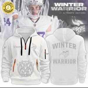 Limited Edition Minnesota Vikings NFL Winter Warrior New Hoodie 2024
