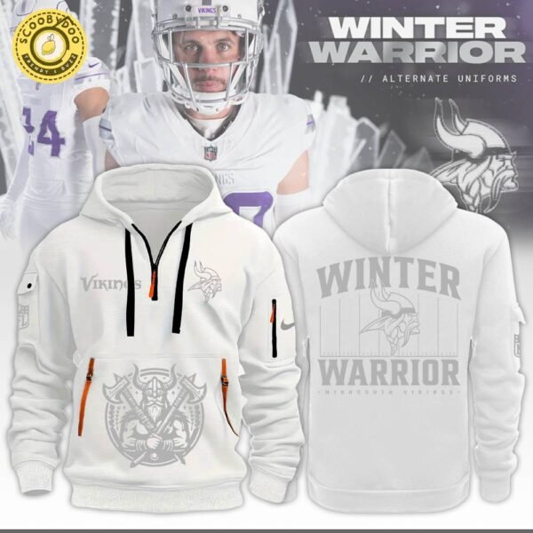 Limited Edition Minnesota Vikings NFL Winter Warrior New Hoodie 2024