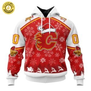 Limited Edition NHL Calgary Flames Special Merry Christmas Hoodie
