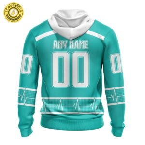 Limited Edition NHL Columbus Blue Jackets Special Design Honoring Healthcare Heroes Hoodie