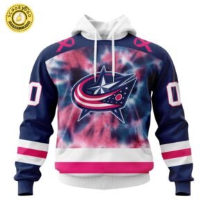Limited Edition NHL Columbus Blue Jackets Special Pink October Fight Breast Cancer Hoodie
