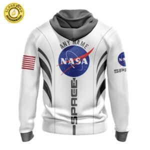 Limited Edition NHL Columbus Blue Jackets Special Space Force NASA Astronaut Hoodie