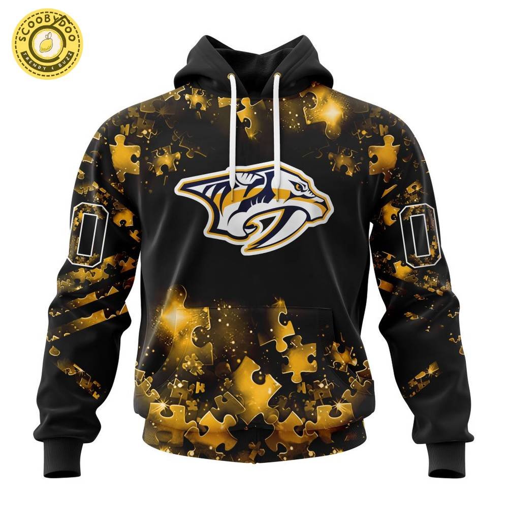 Limited Edition NHL Nashville Predators Special Autism Awareness Design Hoodie 2024 Limited Edition NHL Nashville Predators Special Autism Awareness Design Hoodie 2024