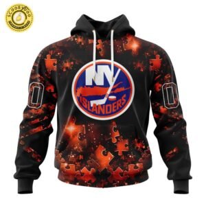 Limited Edition NHL New York Islanders Special Autism Awareness Design Hoodie 2024