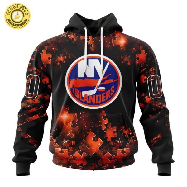 Limited Edition NHL New York Islanders Special Autism Awareness Design Hoodie 2024
