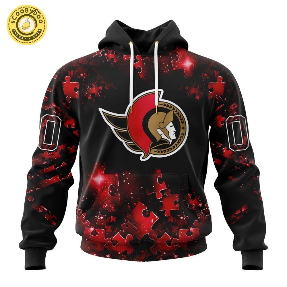 Limited Edition NHL Ottawa Senators Special Autism Awareness Design Hoodie 2024 Limited Edition NHL Ottawa Senators Special Autism Awareness Design Hoodie 2024