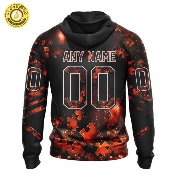 Limited Edition NHL Philadelphia Flyers Special Autism Awareness Design Hoodie 2024