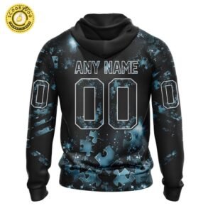 Limited Edition NHL Seattle Kraken Special Autism Awareness Design Hoodie 2024