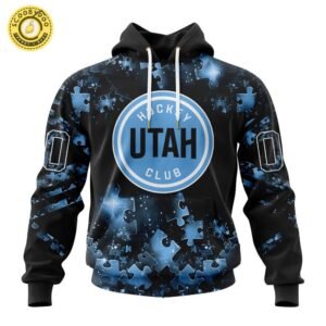 Limited Edition NHL Utah Hockey Club Special Autism Awareness Design Hoodie 2024