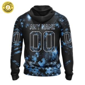 Limited Edition NHL Utah Hockey Club Special Autism Awareness Design Hoodie 2024