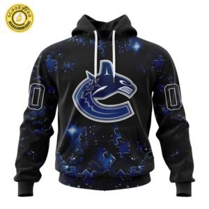 Limited Edition NHL Vancouver Canucks Special Autism Awareness Hoodie 2024