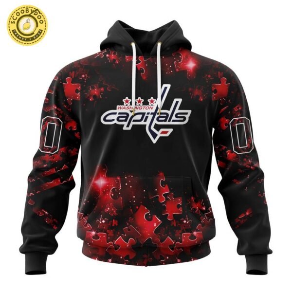 Limited Edition NHL Washington Capitals Special Autism Awareness Hoodie 2024