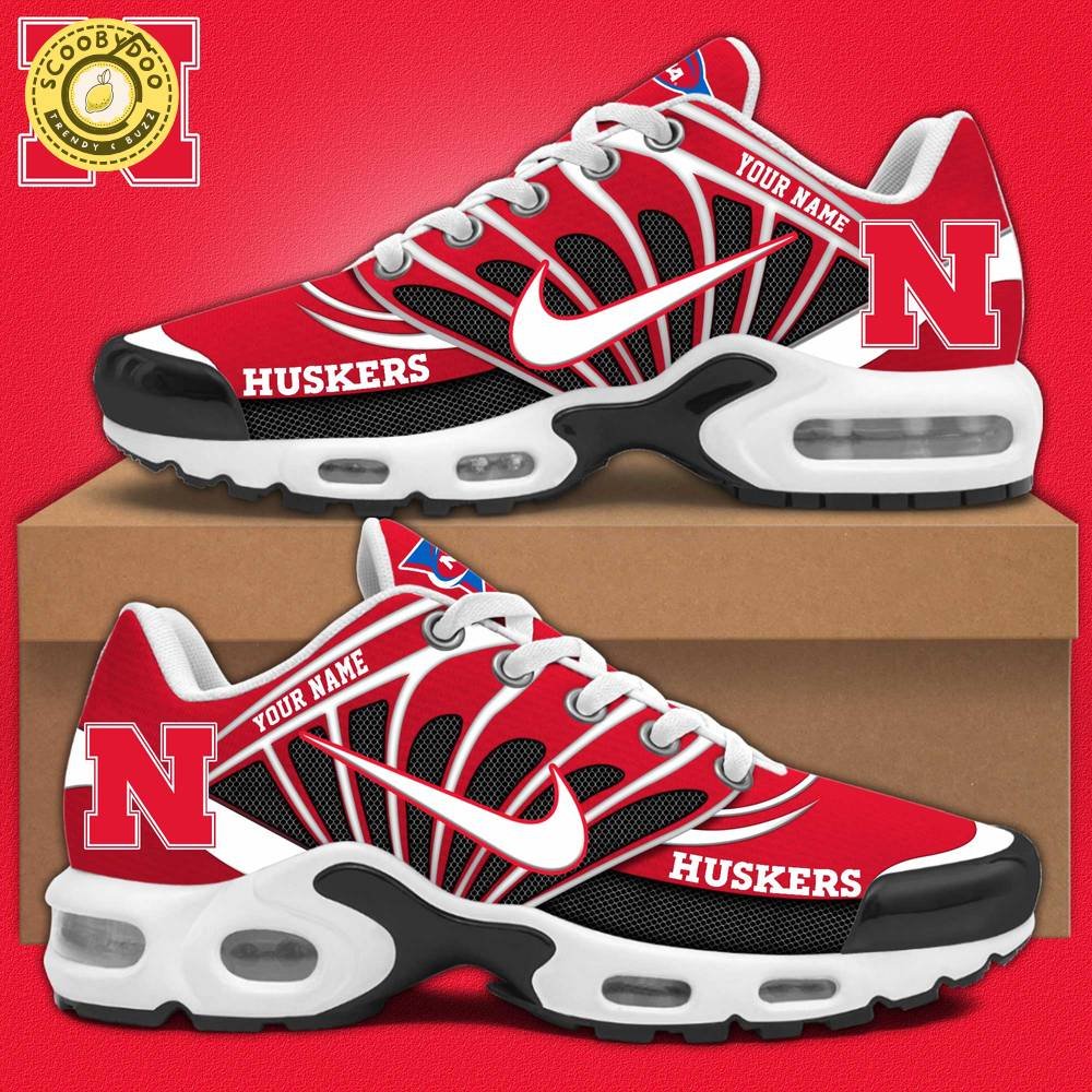 Limited Edition Nebraska Football 2024 Air Max Plus Sneakers Limited Edition Nebraska Football 2024 Air Max Plus Sneakers