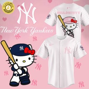 Limited Edition New York Yankees x Hello Kitty Night Jersey – 2024