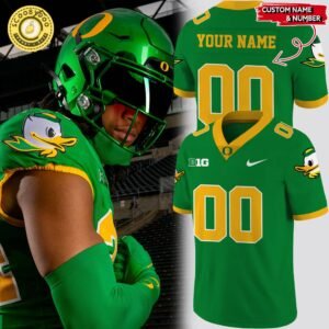 Limited Edition Oregon Ducks “Gang Green” 2024 Football Jersey – College Sports Apparel