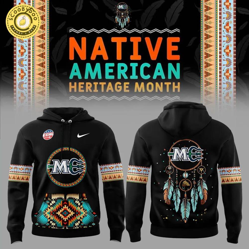 Maine Mariners Native American Heritage Month Hoodie Maine Mariners Native American Heritage Month Hoodie