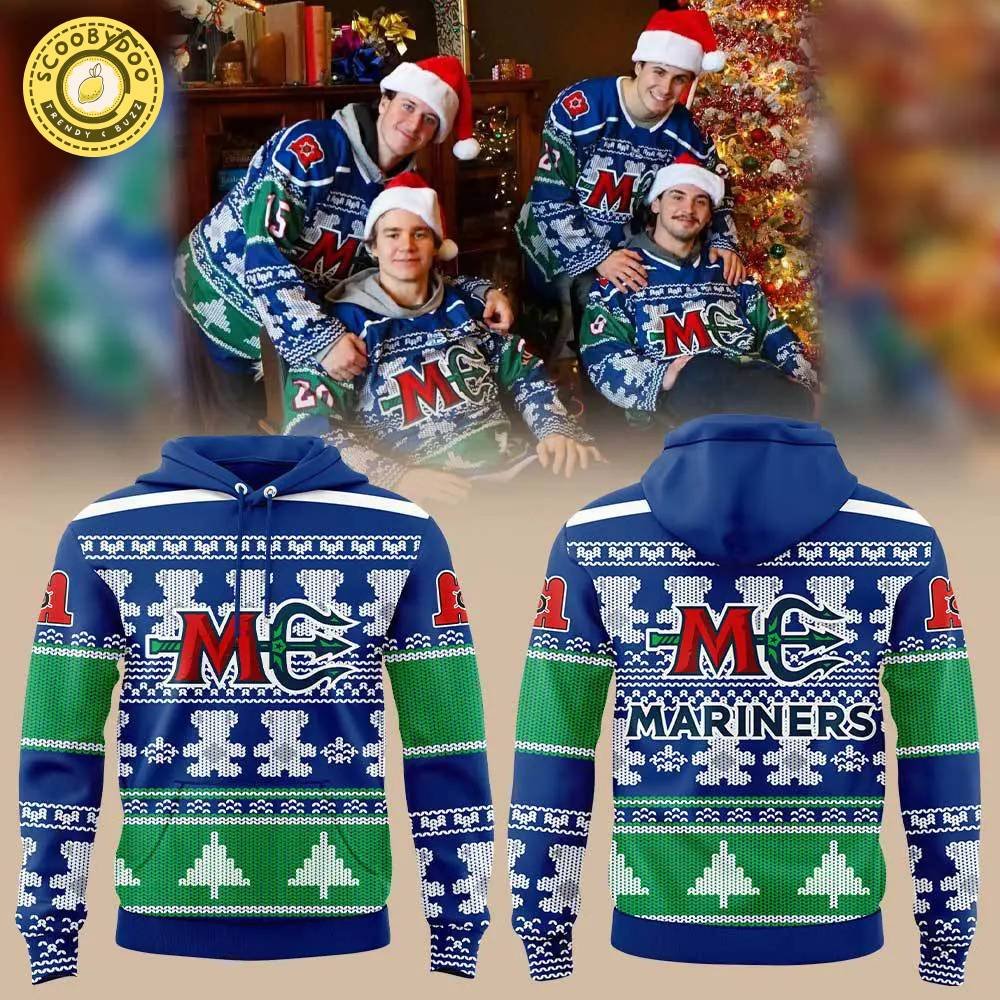 Maine Mariners Teddy Bear Toss Game Hoodie Maine Mariners Teddy Bear Toss Game Hoodie