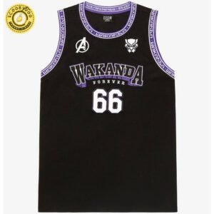 Marvel Black Panther Wakanda Forever Basketball Jersey