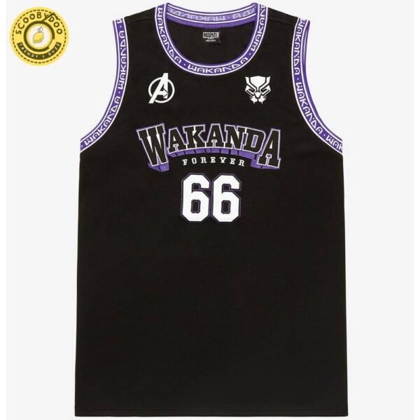 Marvel Black Panther Wakanda Forever Basketball Jersey