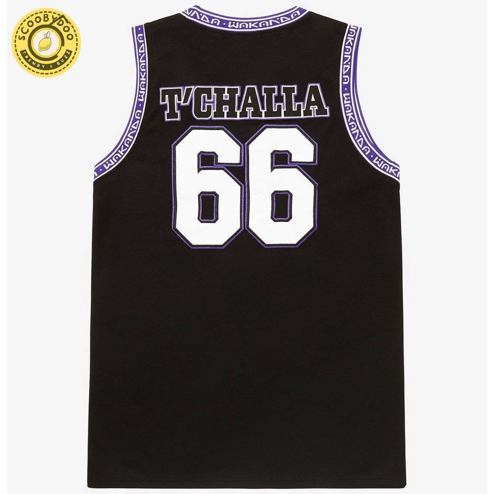 Marvel Black Panther Wakanda Forever Basketball Jersey Marvel Black Panther Wakanda Forever Basketball Jersey