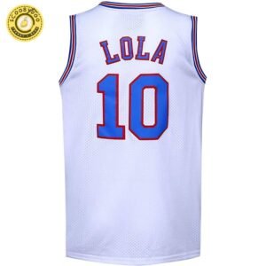 Men’S Basketball Jersey #10 Lola Space Movie Sports Shirts 90S Hiphop Party Clothing