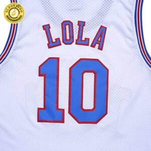 Men’S Basketball Jersey #10 Lola Space Movie Sports Shirts 90S Hiphop Party Clothing
