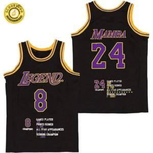 Men’S Fashion Legend 8 Athletic 24 Basketball Jersey