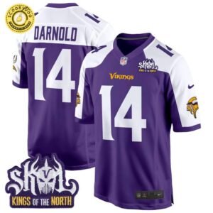 Men’s Minnesota Vikings King Of The North Patch Game 2024 Limited Jersey