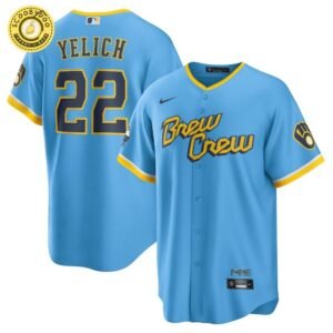 Milwaukee Brewers #22 Yelich Jersey
