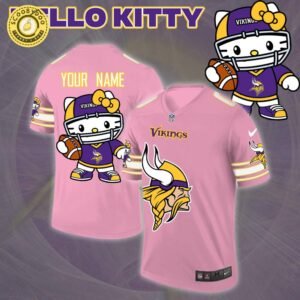 Minnesota Vikings X Hello Kitty Jersey 2024