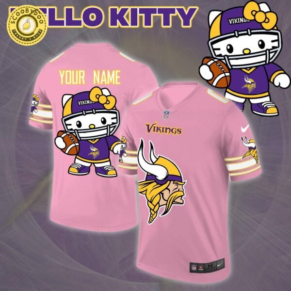 Minnesota Vikings X Hello Kitty Jersey 2024