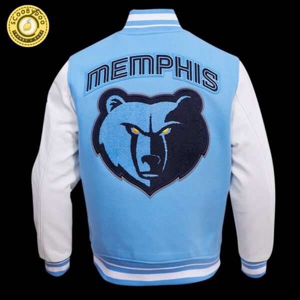 Nba Memphis Grizzlies Retro Classic Men’S Rib Wool Varsity Jacket