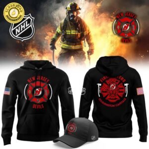 New Jersey Devils Firefighter Appreciation Night Premium Hoodie