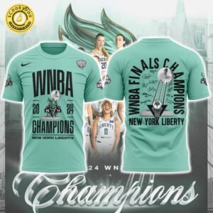 New York Liberty 2024 WNBA Finals Champions T-Shirt – Championship Apparel