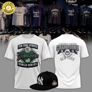 New York Yankees ALCS Champion T-Shirt Apparel – MLB Fan Merchandise