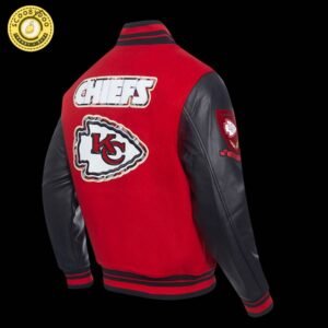 Nfl Kansas City Chiefs Pro Prep Men’S Wool Varsity Jacket