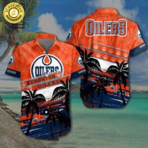 Nhl Edmonton Oilers Hawaiian Shirt