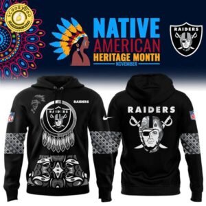 Nike Las Vegas Raiders 2024 Native American Heritage Month Limited Hoodie