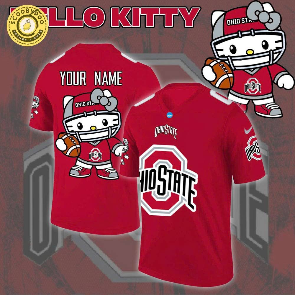 Ohio State Football X Hello Kitty Customize Hot Limited Edition Jersey 2024 Ohio State Football X Hello Kitty Customize Hot Limited Edition Jersey 2024