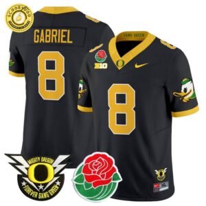 Oregon Ducks 2025 Rose Bowl Limited Edition Jersey with BIG Patch