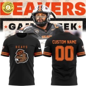 Oregon State Football Team Limited Edition T-Shirt – Custom Name and Number